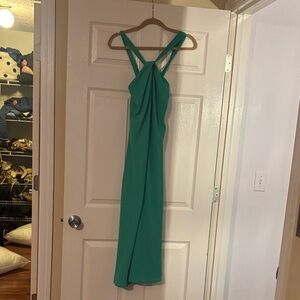 Vici Strapless Green Dress